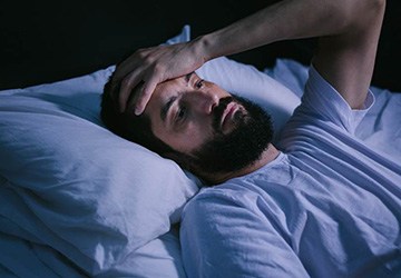 Man in Melbourne unable to sleep due to sleep apnea
